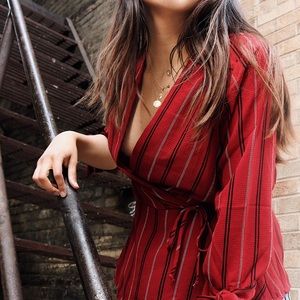 Stripped Monteau blouse